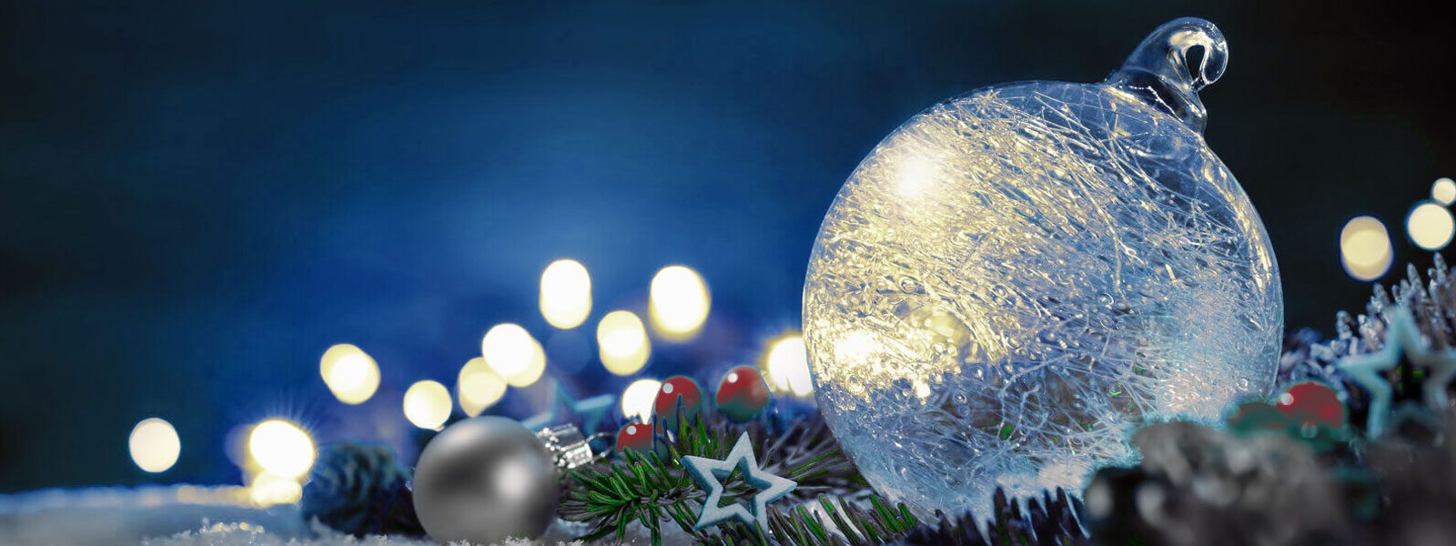 Crackled Christmas Decorations