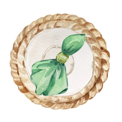 Table Setting Illustration