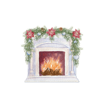 Fireplace Illustration
