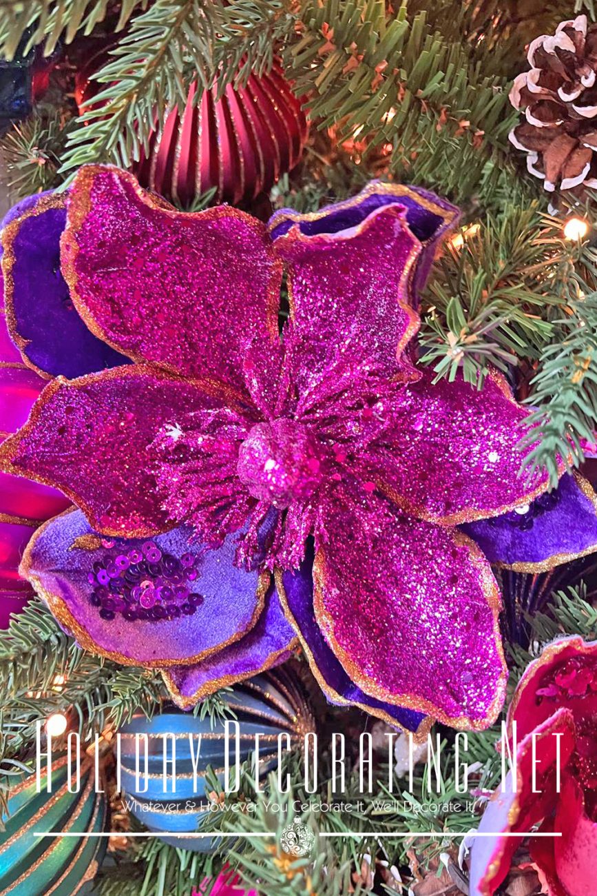 Purple Floral Pick 2 1