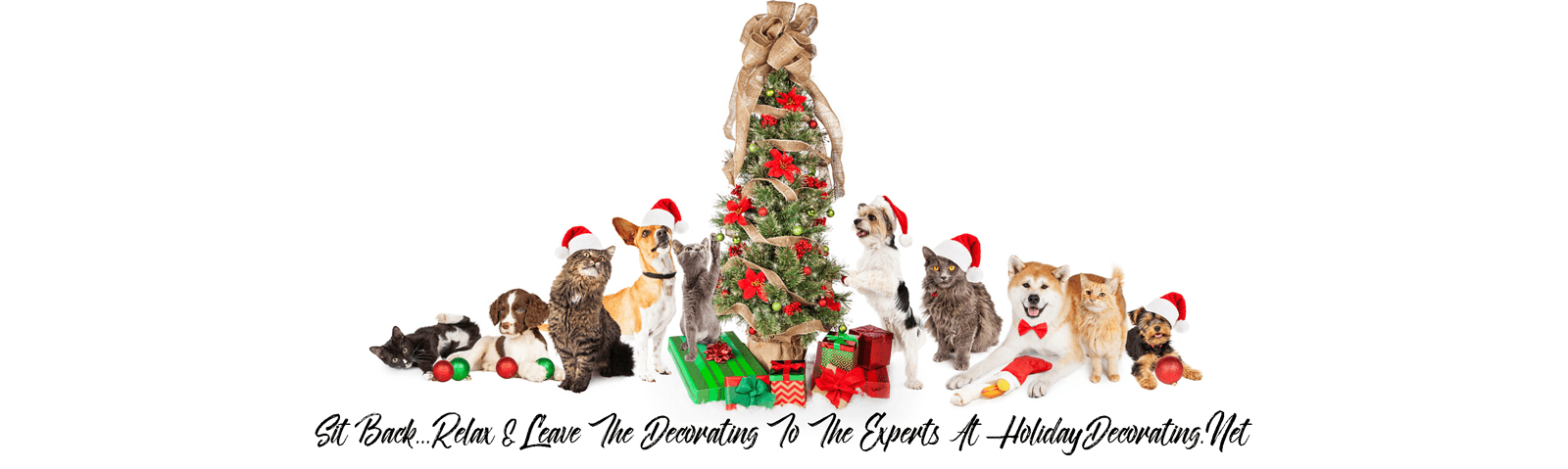 HolidayDecorating.Net Christmas Dogs