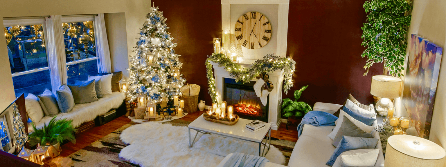 HolidayDecorating.Net | 2024 Magical Cozy Winter Wonderland Home Tour ...