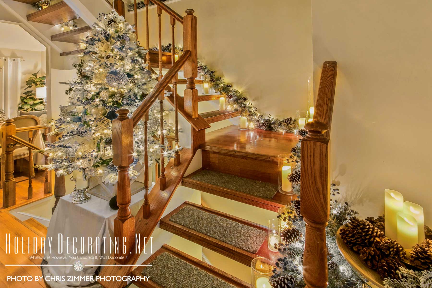 HolidayDecorating.Net | 2024 Magical Cozy Winter Wonderland Home Tour ...