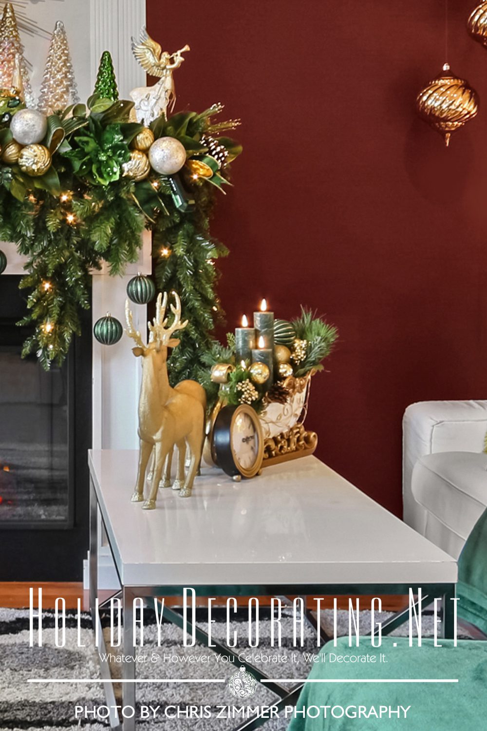 HolidayDecorating Net 7 Delightful Deer Themed Christmas Decorating Ideas Pinterest 43