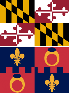 Montgomery County & Maryland Flags Decorate